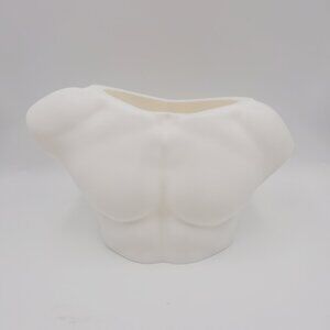 3D Printed Vase - 'Summer‎ Body' - White - PLA Filament